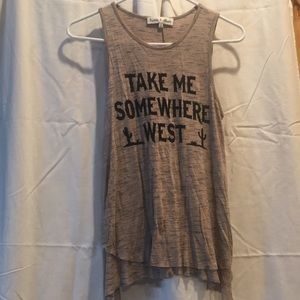“Take Me Somewhere West” Tank Top